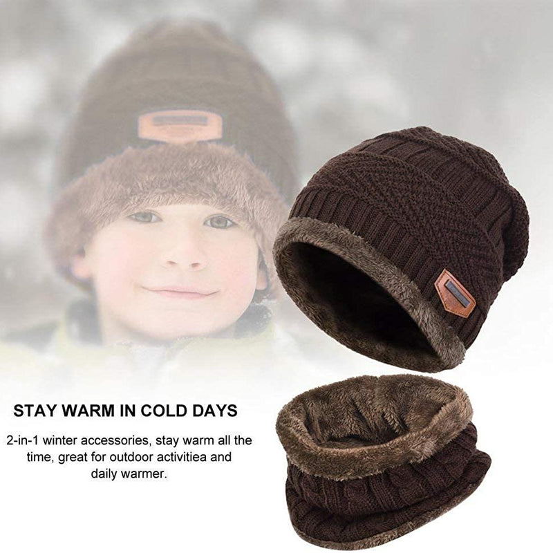 Children's Winter Hat and Scarf Set