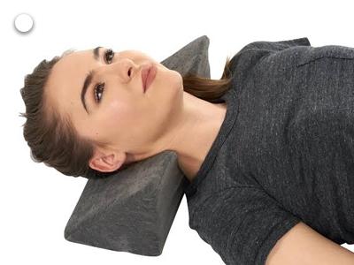 Chiropractic Cervical Traction Neck Wedge Pillow Wellness & Fitness - DailySale