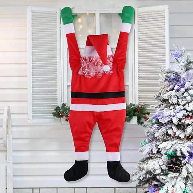Christmas Climbing Hanging Santa Claus Decor Holiday Decor & Apparel - DailySale