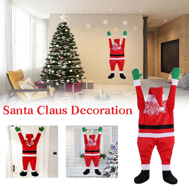 Christmas Climbing Hanging Santa Claus Decor Holiday Decor & Apparel - DailySale