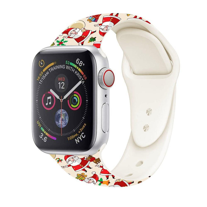 Christmas Silicone Apple Watch Bands - Assorted Styles
