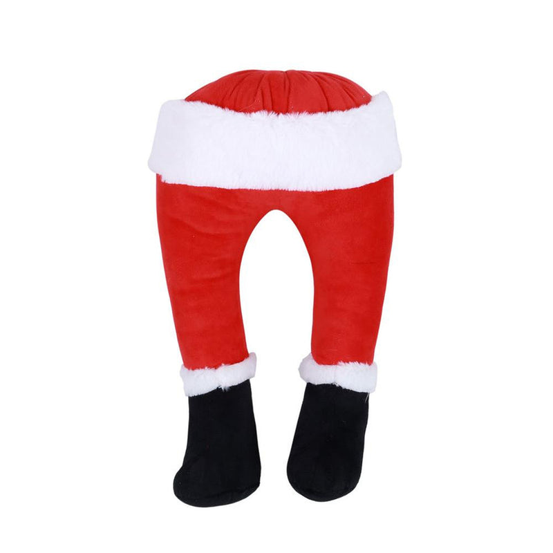Christmas Tree Kicking Santa Legs Holiday Decor & Apparel - DailySale