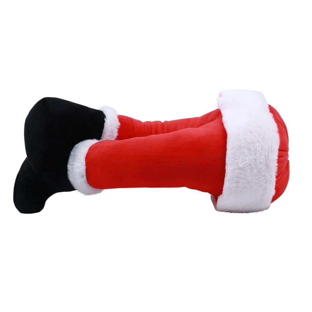 Christmas Tree Kicking Santa Legs Holiday Decor & Apparel - DailySale