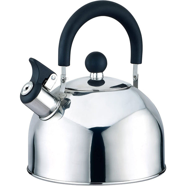 Chrome 2.5 Qt. Stainless Steel Whistling Stovetop Kettle Kitchen & Dining - DailySale