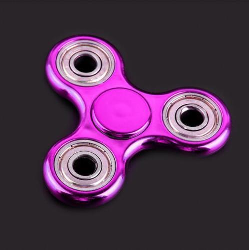 Chrome Tri Fidget Spinner - Assorted Colors Toys & Games - DailySale