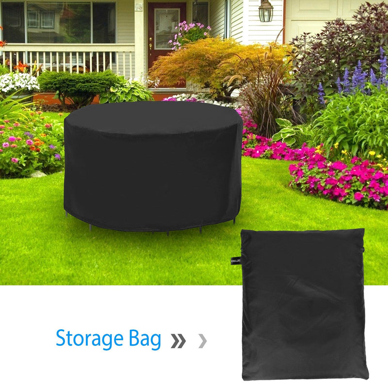 Circular Table Cover Outdoor Furniture Protector Garden & Patio - DailySale