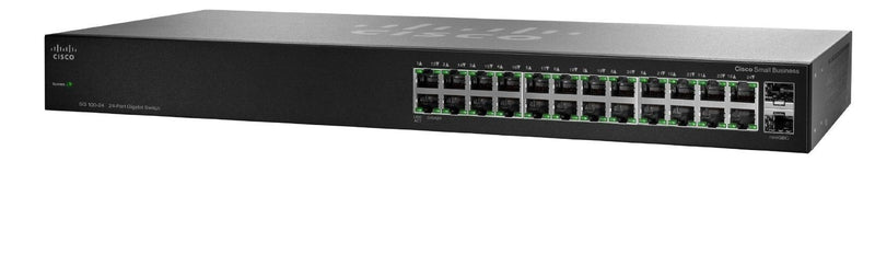 Cisco Systems SG100-24 24-Port Gigabit Switch Tablets & Computers - DailySale