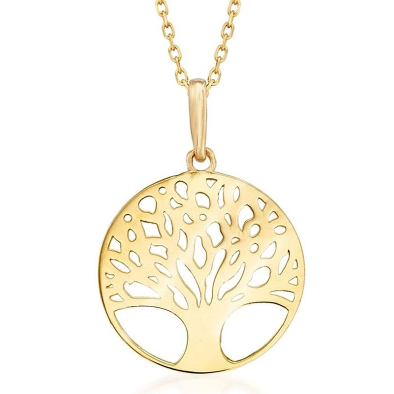 Classic Mother of Tree of Life Necklace Jewelry Gold - DailySale