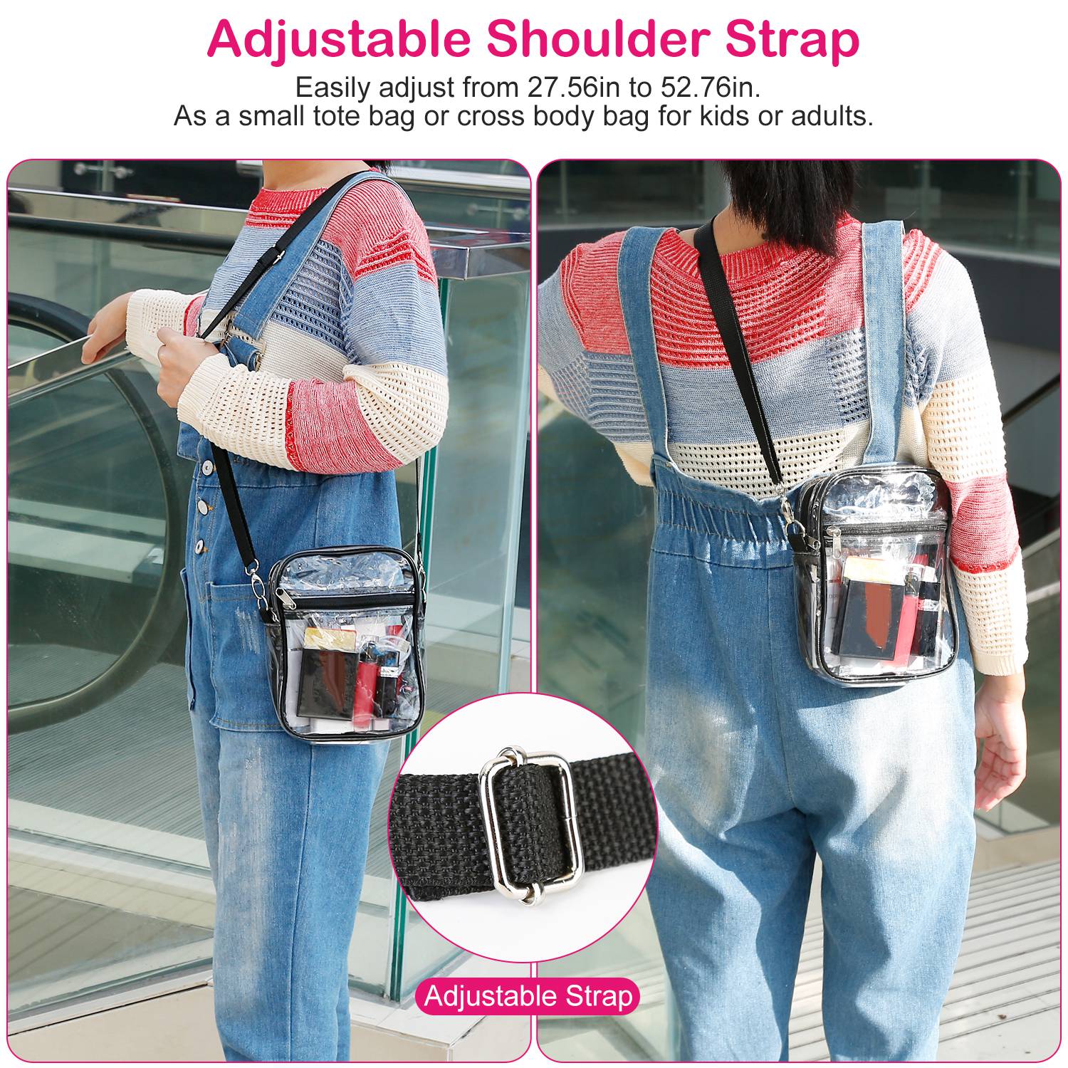 Clear Crossbody Bag Stadium Approved Bags & Travel - DailySale