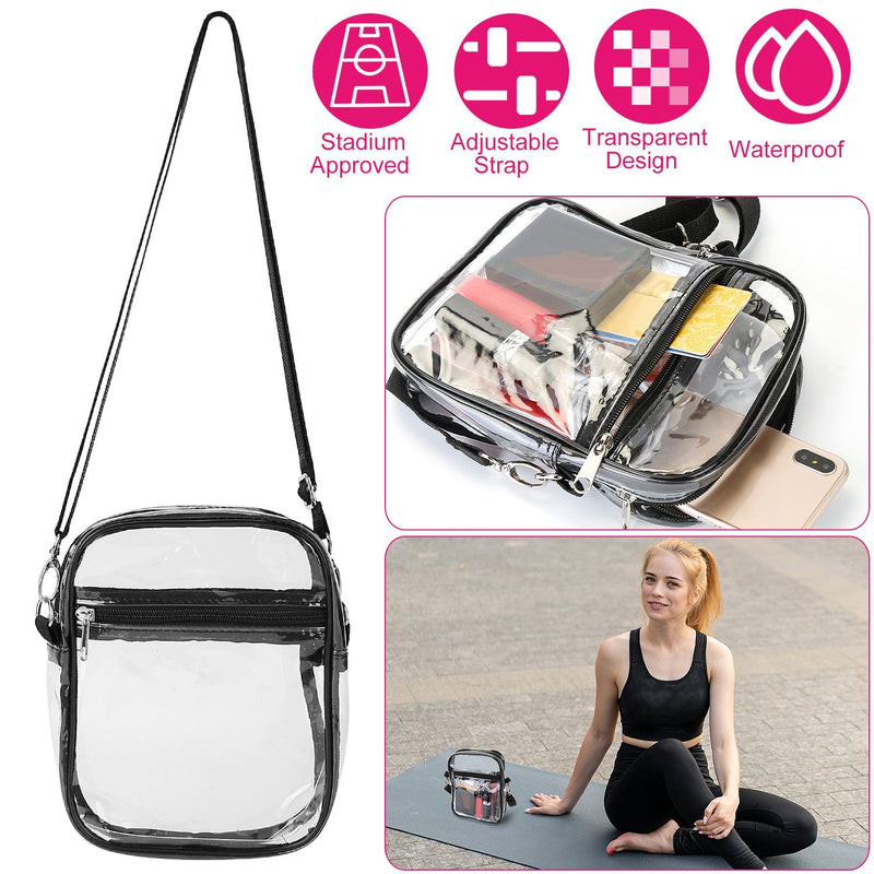 Clear Crossbody Bag Stadium Approved Bags & Travel - DailySale