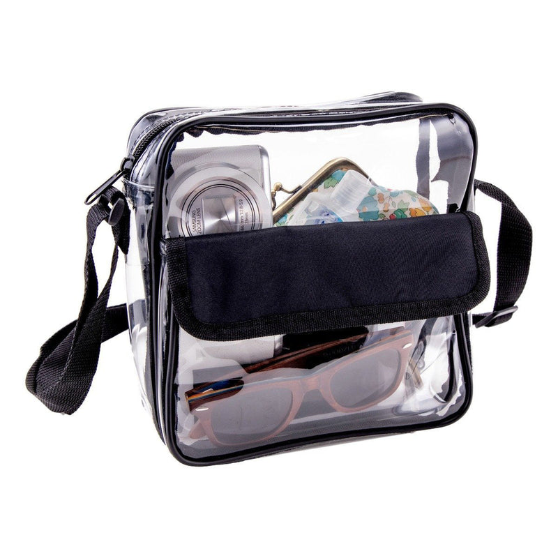 Clear Crossbody Messenger Shoulder Bag Bags & Travel - DailySale