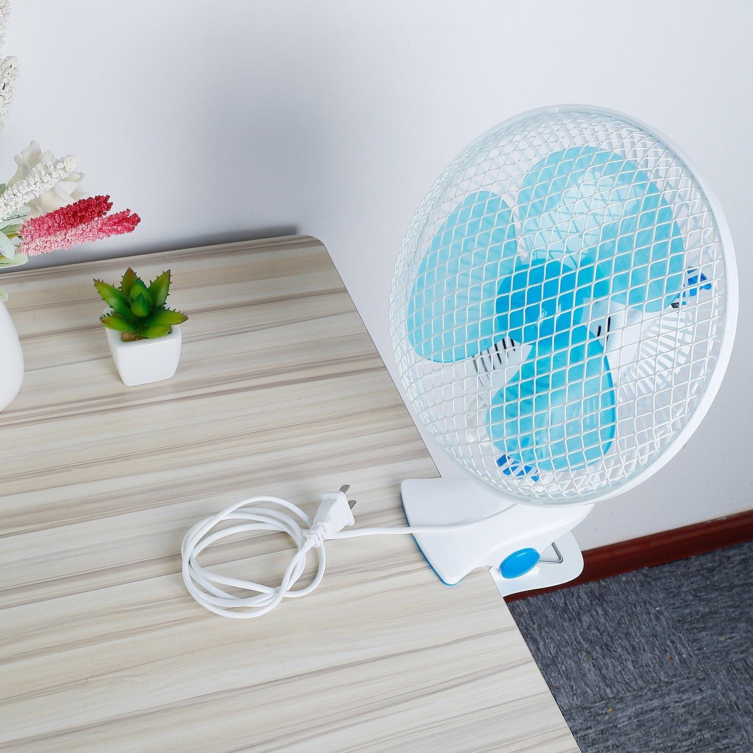 Clip-On 2 Speeds Quiet Clamp Fan Household Appliances - DailySale