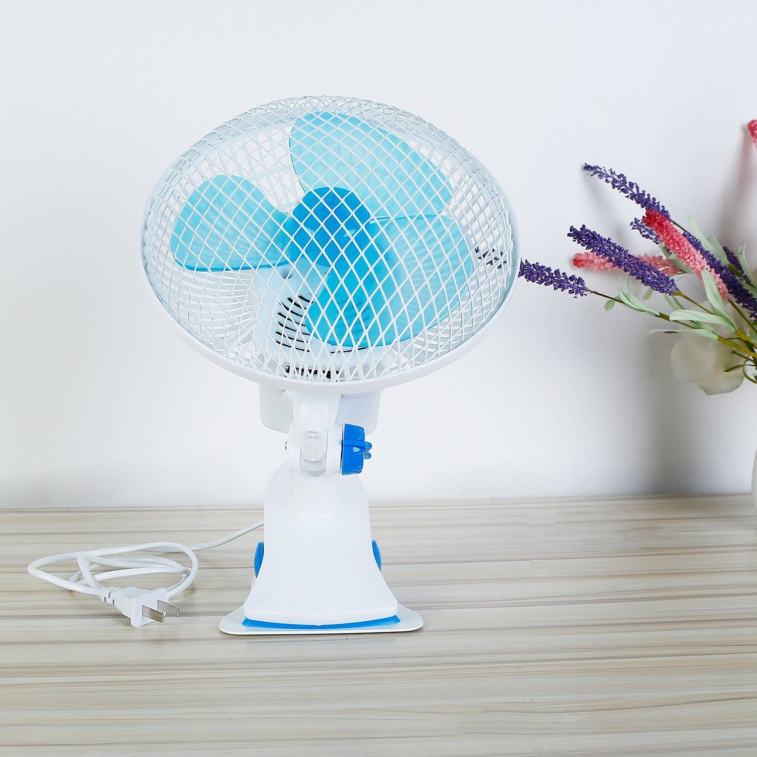 Clip-On 2 Speeds Quiet Clamp Fan Household Appliances - DailySale