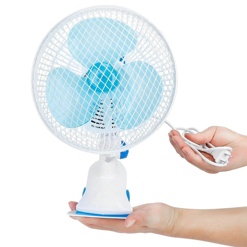 Clip-On 2 Speeds Quiet Clamp Fan Household Appliances - DailySale
