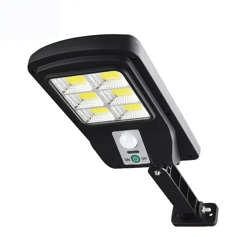 COB Solar Street Lights Remote Control Motion Sensor Security Wall Light with 3 Modes Outdoor Lighting - DailySale