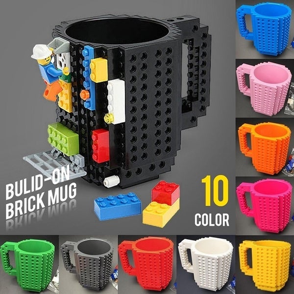 Coffee Cup Building Blocks Mugs Wine & Dining - DailySale