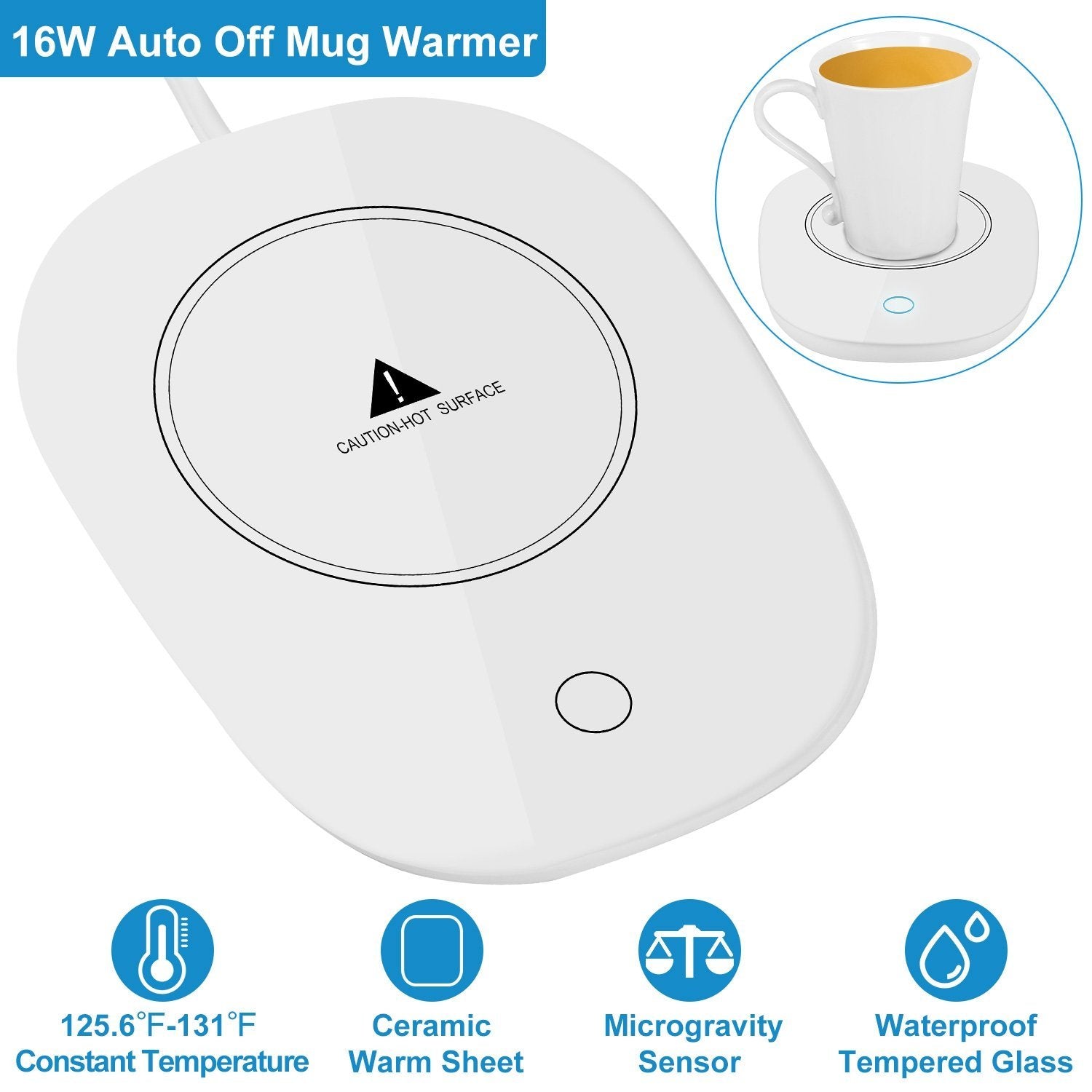 Coffee Mug Warmer Electric Heater Pad Kitchen & Dining - DailySale