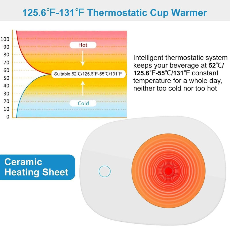 Coffee Mug Warmer Electric Heater Pad Kitchen & Dining - DailySale