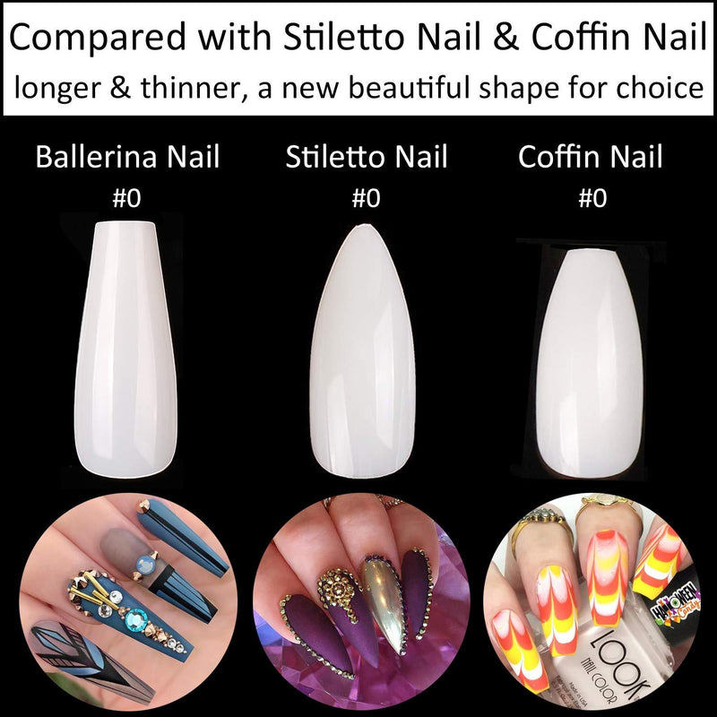 Coffin Long Fake Nails Beauty & Personal Care - DailySale