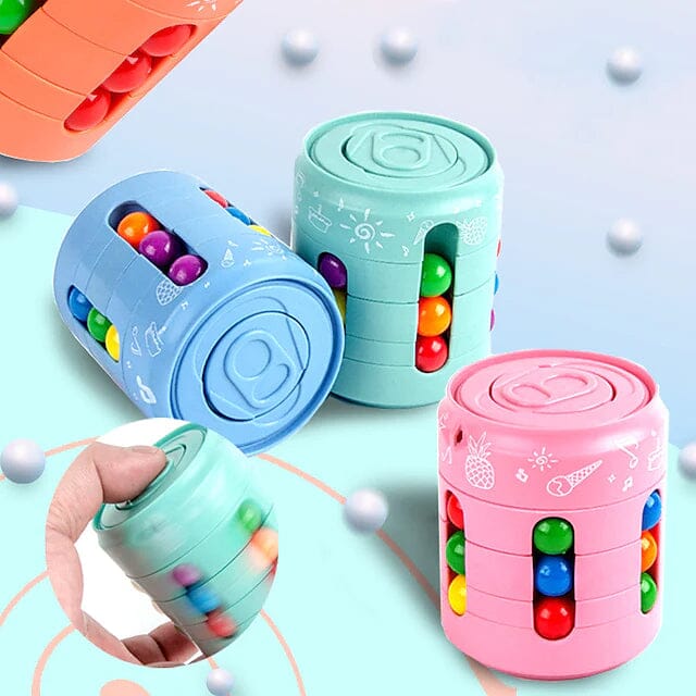 Coke Rubik's Cube Fingertip Rotating Roller Toy Toys & Games - DailySale