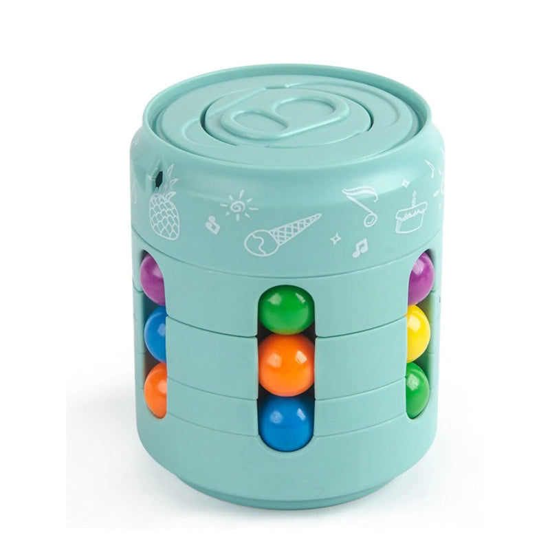 Coke Rubik's Cube Fingertip Rotating Roller Toy Toys & Games Green - DailySale