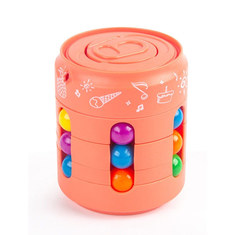Coke Rubik's Cube Fingertip Rotating Roller Toy Toys & Games Orange - DailySale