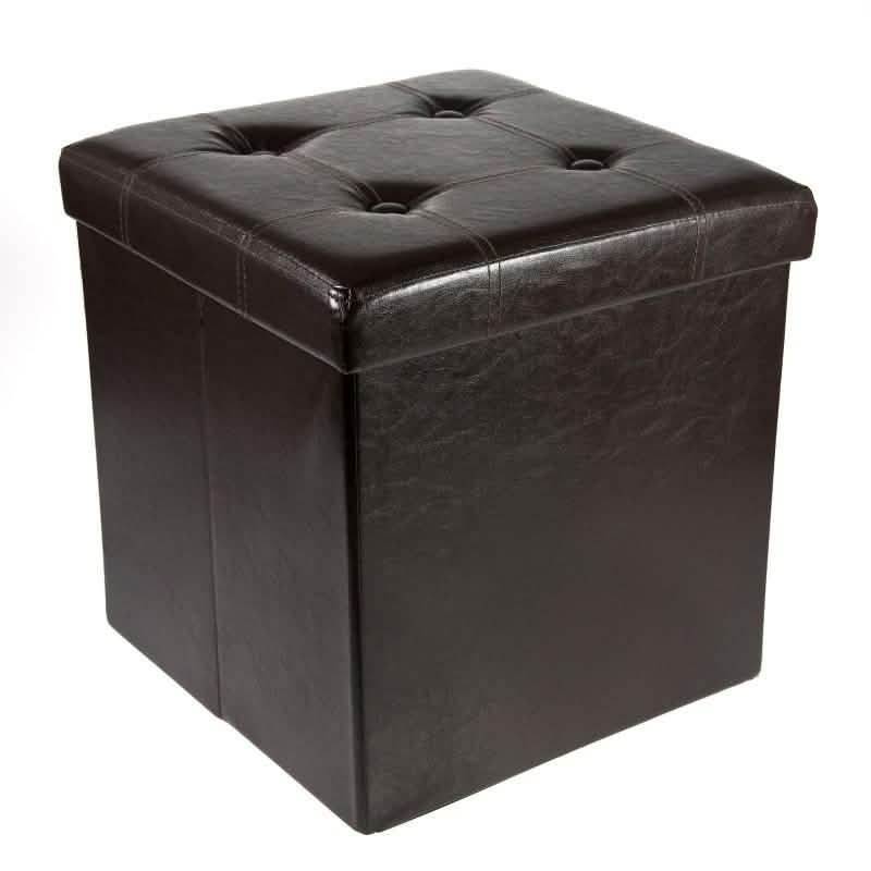 Collapsible Storage Ottoman & Foot Rest Furniture & Decor - DailySale