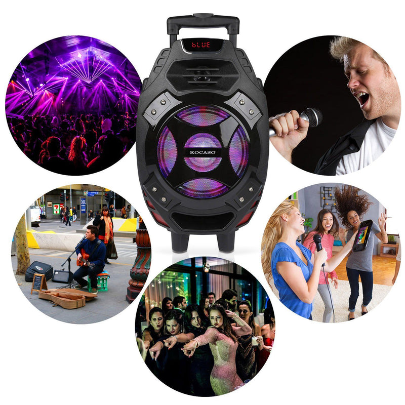 Colorful LED Portable Wireless Party Speaker Speakers - DailySale