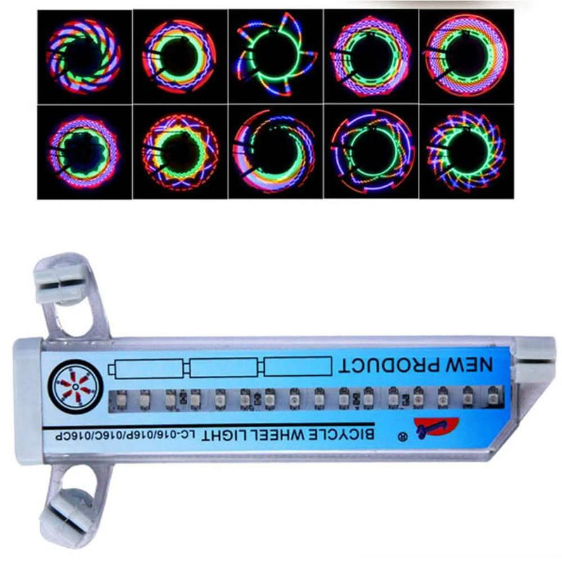 Colorful Rainbow 32 LED Wheel Signal Lights for Cycling Bikes Bicycles Outdoor Sports & Outdoors - DailySale