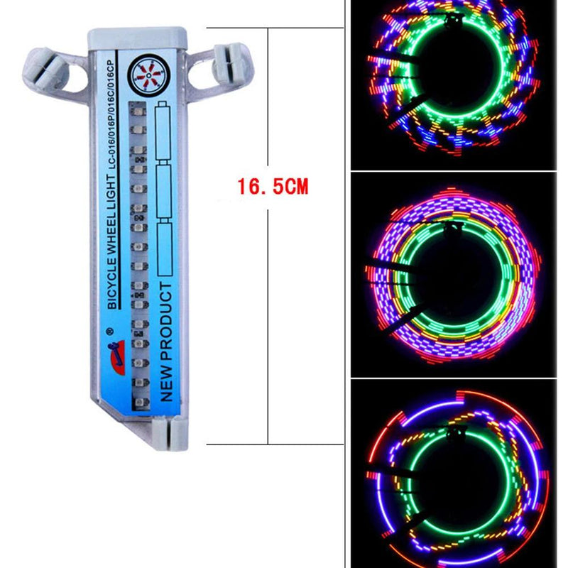 Colorful Rainbow 32 LED Wheel Signal Lights for Cycling Bikes Bicycles Outdoor Sports & Outdoors - DailySale