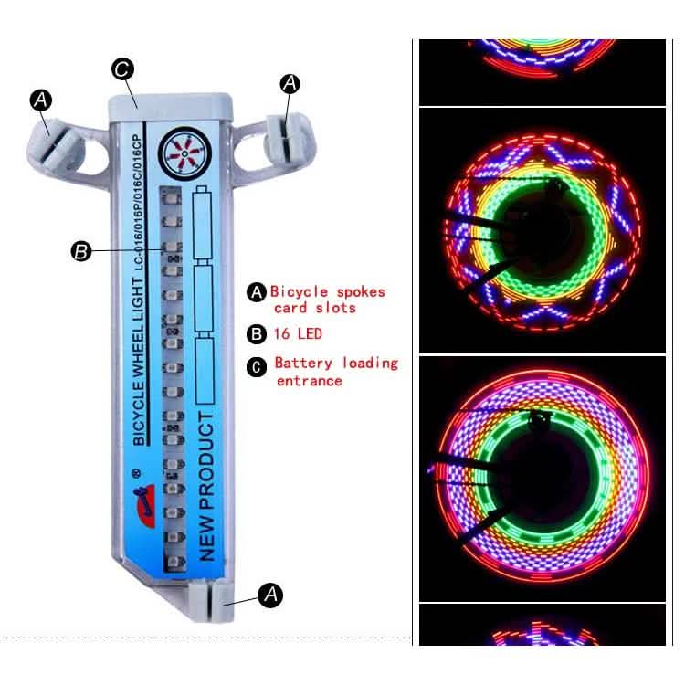 Colorful Rainbow 32 LED Wheel Signal Lights for Cycling Bikes Bicycles Outdoor Sports & Outdoors - DailySale