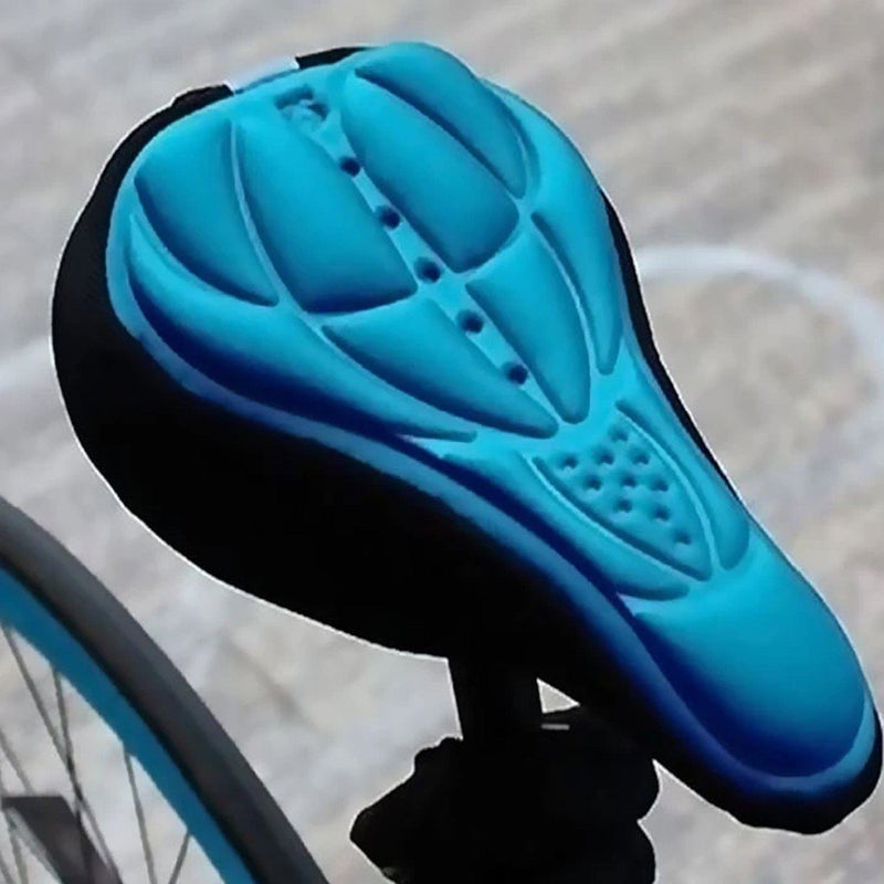 Comfort 3D Saddle Cushion Bicycle Seat Cover Sports & Outdoors Blue - DailySale