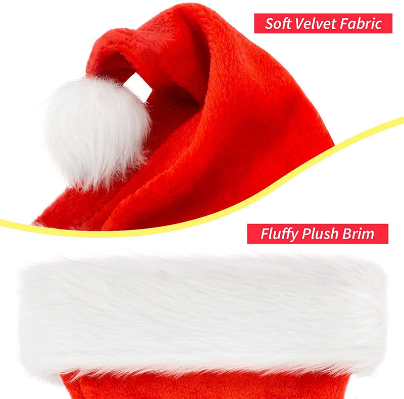 Comfort Christmas Hats Extra Thicken Classic Fur Holiday Decor & Apparel - DailySale