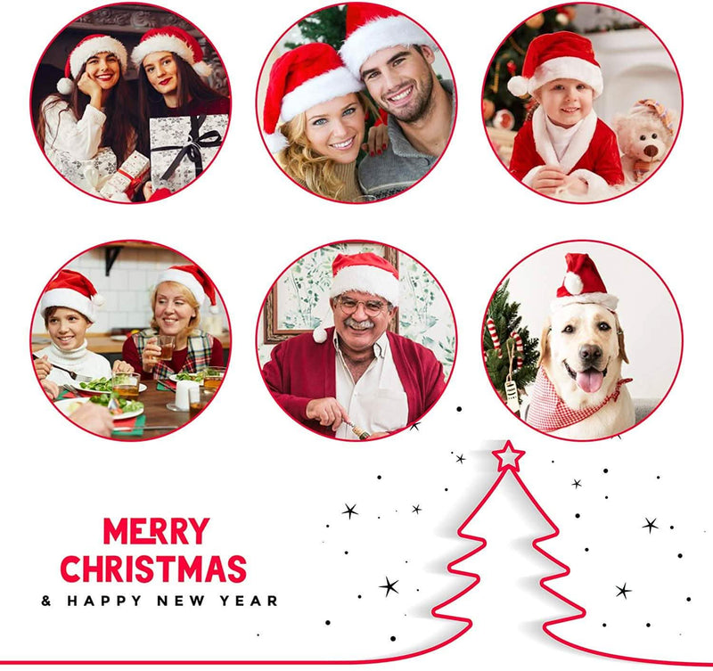 Comfort Christmas Hats Extra Thicken Classic Fur Holiday Decor & Apparel - DailySale