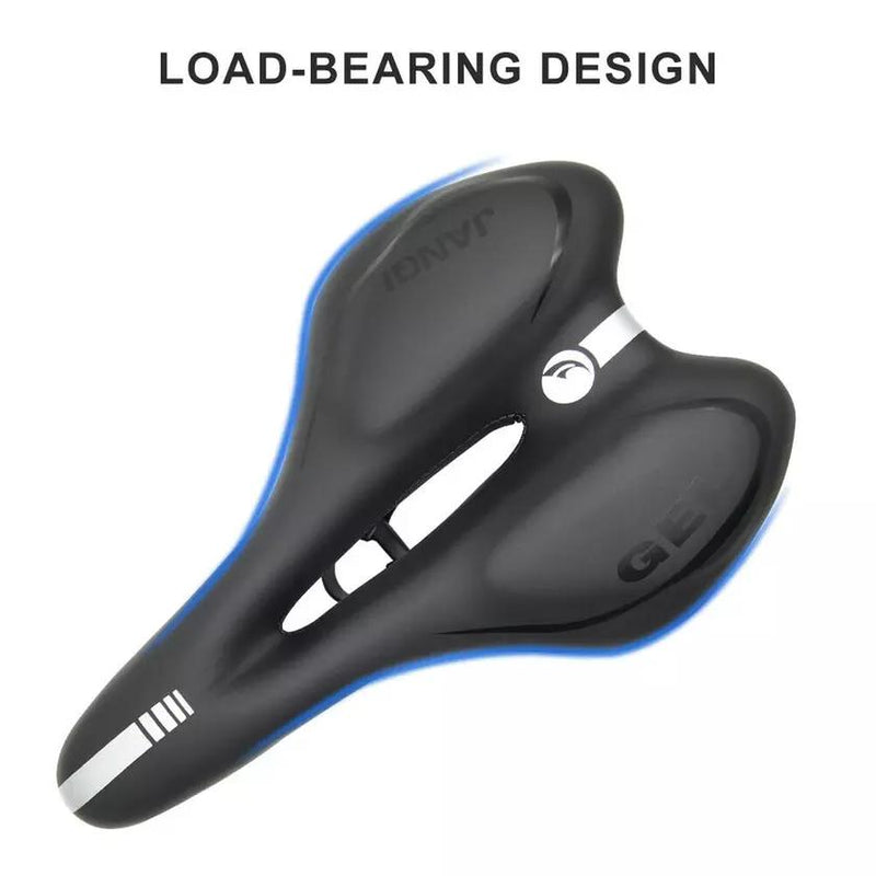 Comfortable Bike Seat - Bicycle Saddle Padded Waterproof Sports & Outdoors - DailySale