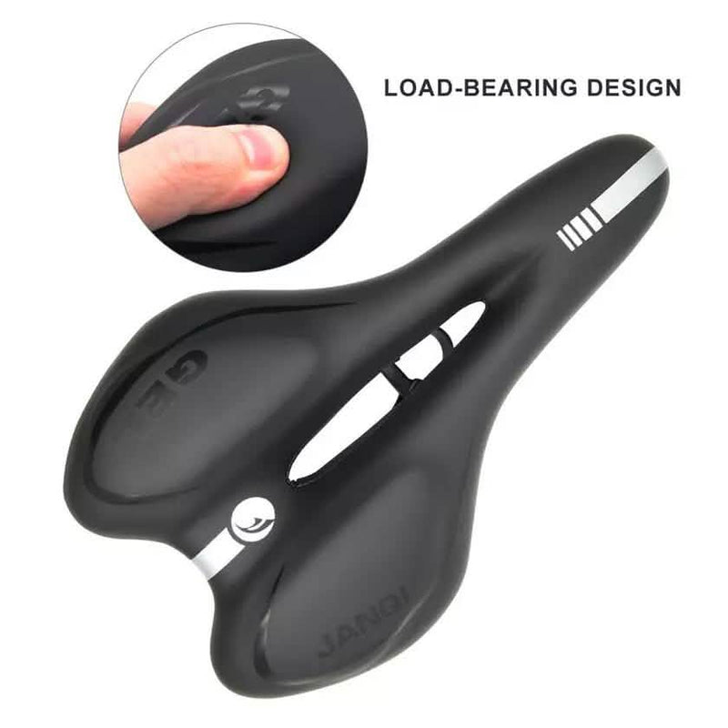 Comfortable Bike Seat - Bicycle Saddle Padded Waterproof Sports & Outdoors - DailySale
