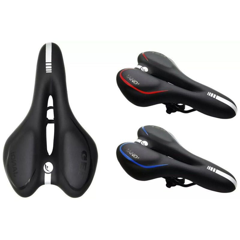 Comfortable Bike Seat - Bicycle Saddle Padded Waterproof Sports & Outdoors - DailySale