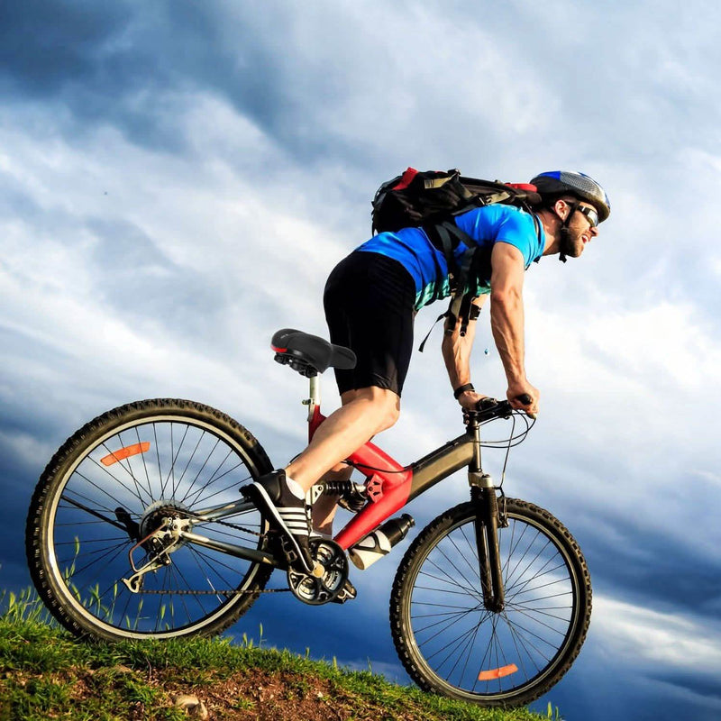Comfortable Bike Seat Water Resistant MTB Bicycle Padded Saddle Sports & Outdoors - DailySale
