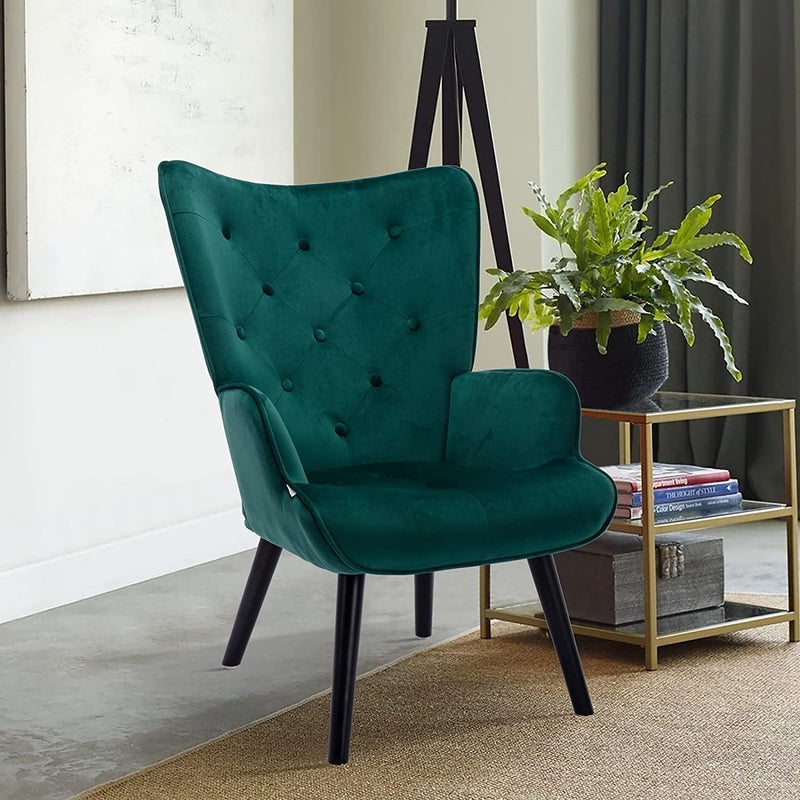 Comfy Lounge Chair with High Back Design Furniture & Decor Green - DailySale