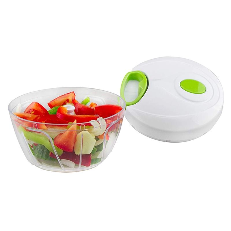 Compact & Powerful Hand Held Vegetable and Fruit Chopper and Slicer Kitchen Essentials - DailySale