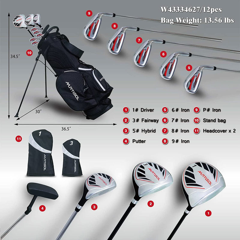Complete Men's Golf Club Package Sets Sports & Outdoors - DailySale
