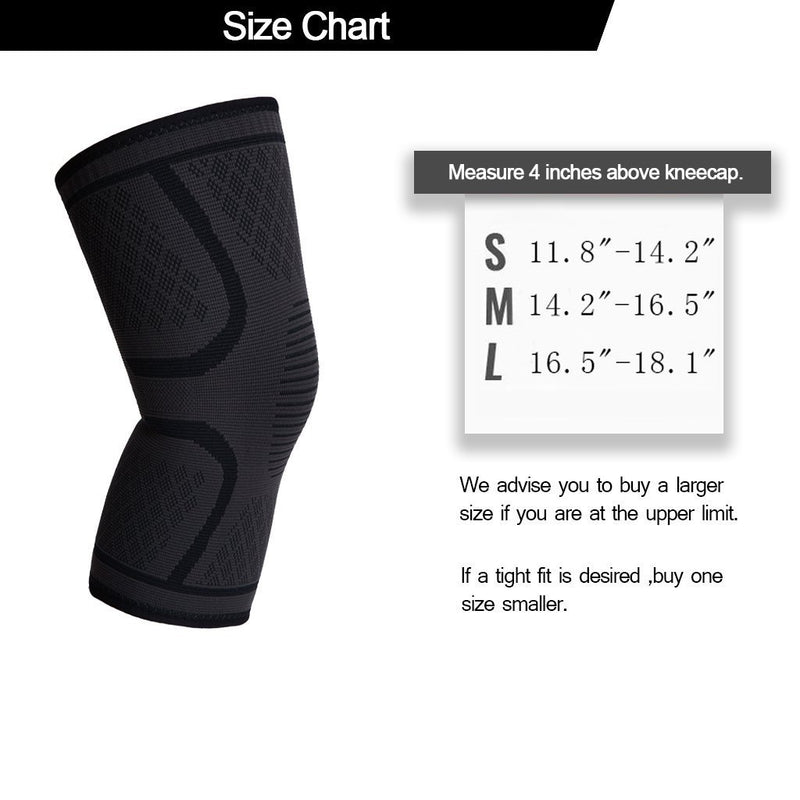 Compression Knee Sleeve - Assorted Colors and Sizes Wellness & Fitness - DailySale
