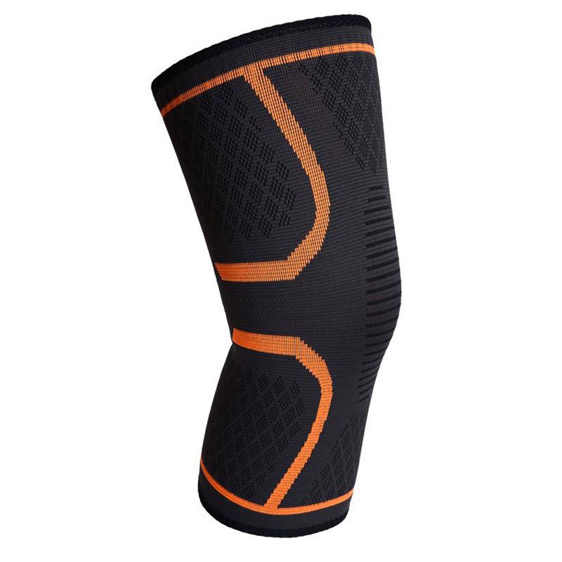 Compression Knee Sleeve - Assorted Colors and Sizes Wellness & Fitness S Orange - DailySale