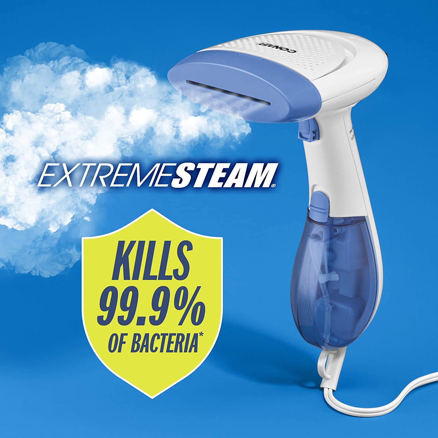 Conair Extreme Steam Hand Held Fabric Steamer with Dual Heat Household Appliances - DailySale