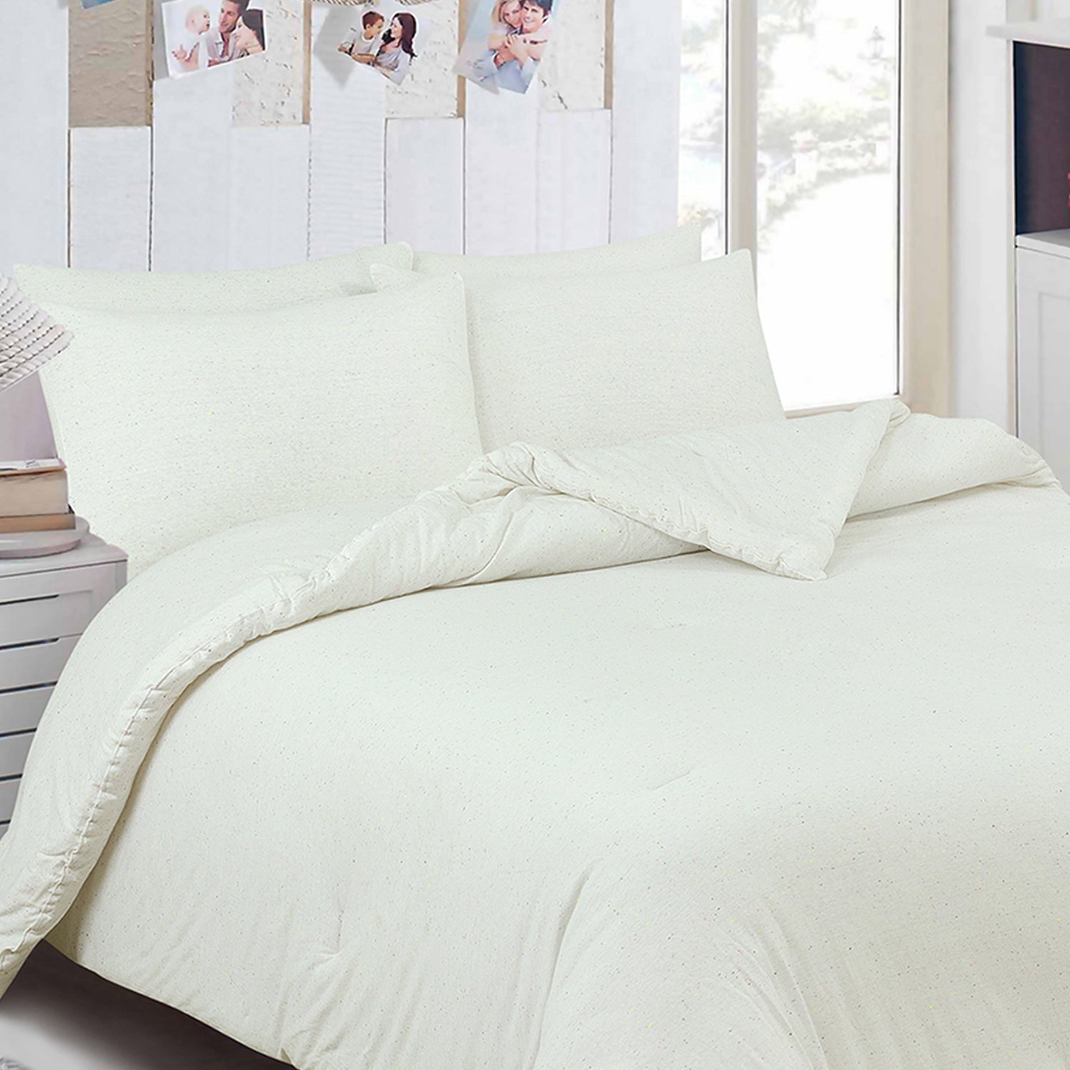 Confetti Cotton Rich Jersey Knit Comforter Set Bedding - DailySale