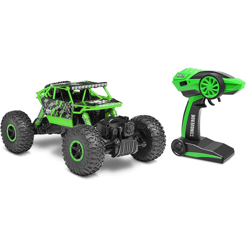 Conqueror 1:18 RTR Electric RC Rock Crawler Toys & Hobbies Green - DailySale
