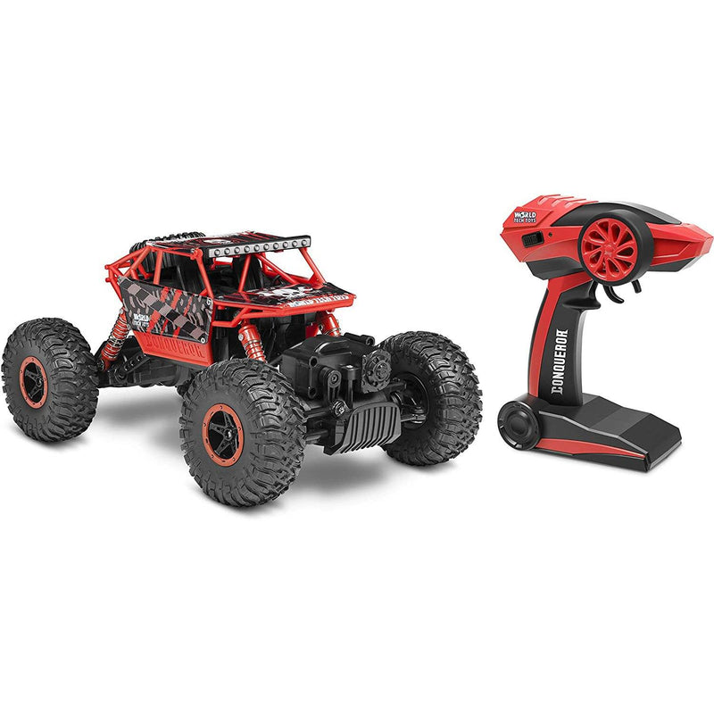 Conqueror 1:18 RTR Electric RC Rock Crawler Toys & Hobbies Red - DailySale
