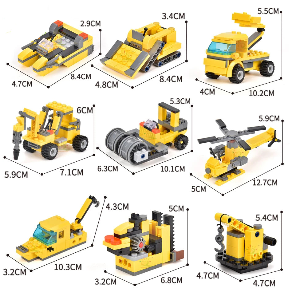 Construction Truck Building Blocks City Building Bricks Set Toys & Games - DailySale