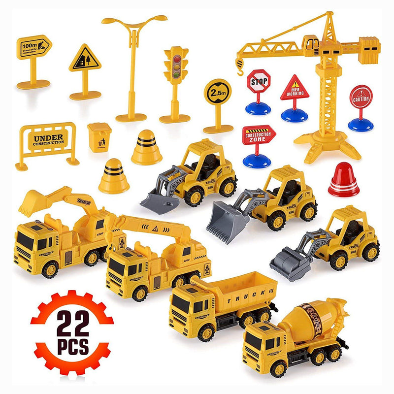 Construction Trucks Toy Set Toys for Kids Boys and Girls Age 3 Year Old & Up Toys & Games - DailySale