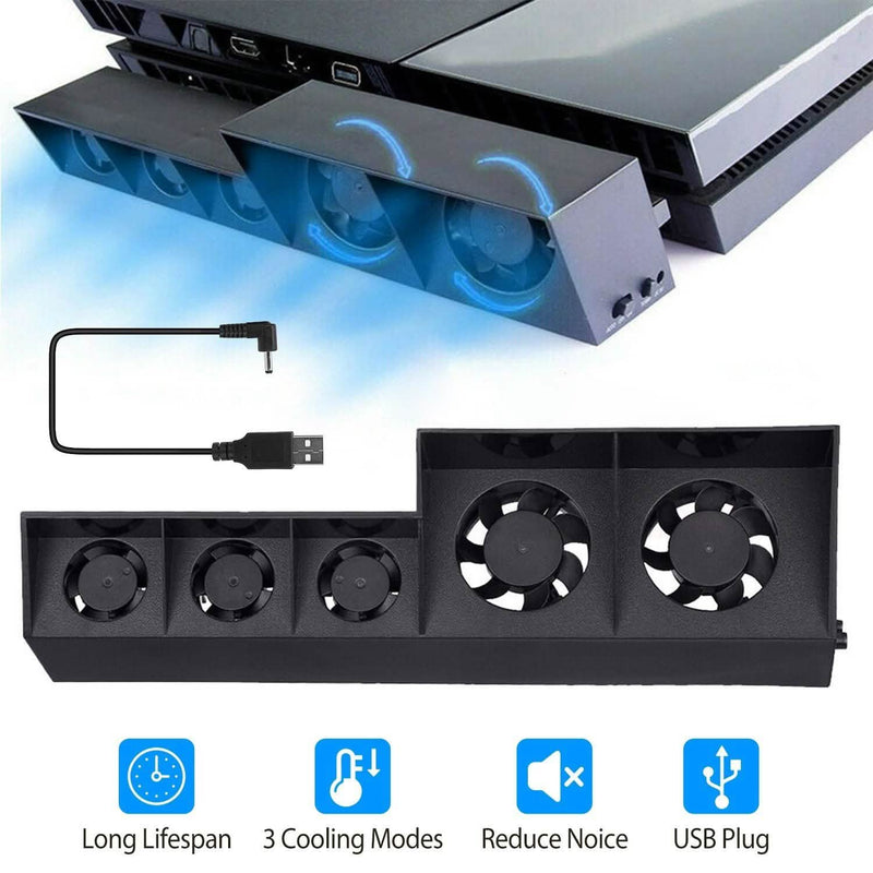 Cooling Fan Fit For PS4 Gaming Console Video Games & Consoles - DailySale